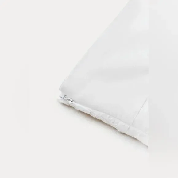 Zara ZW COLLECTION EMBROIDERED MINI SKIRT - Picture 8 of 11